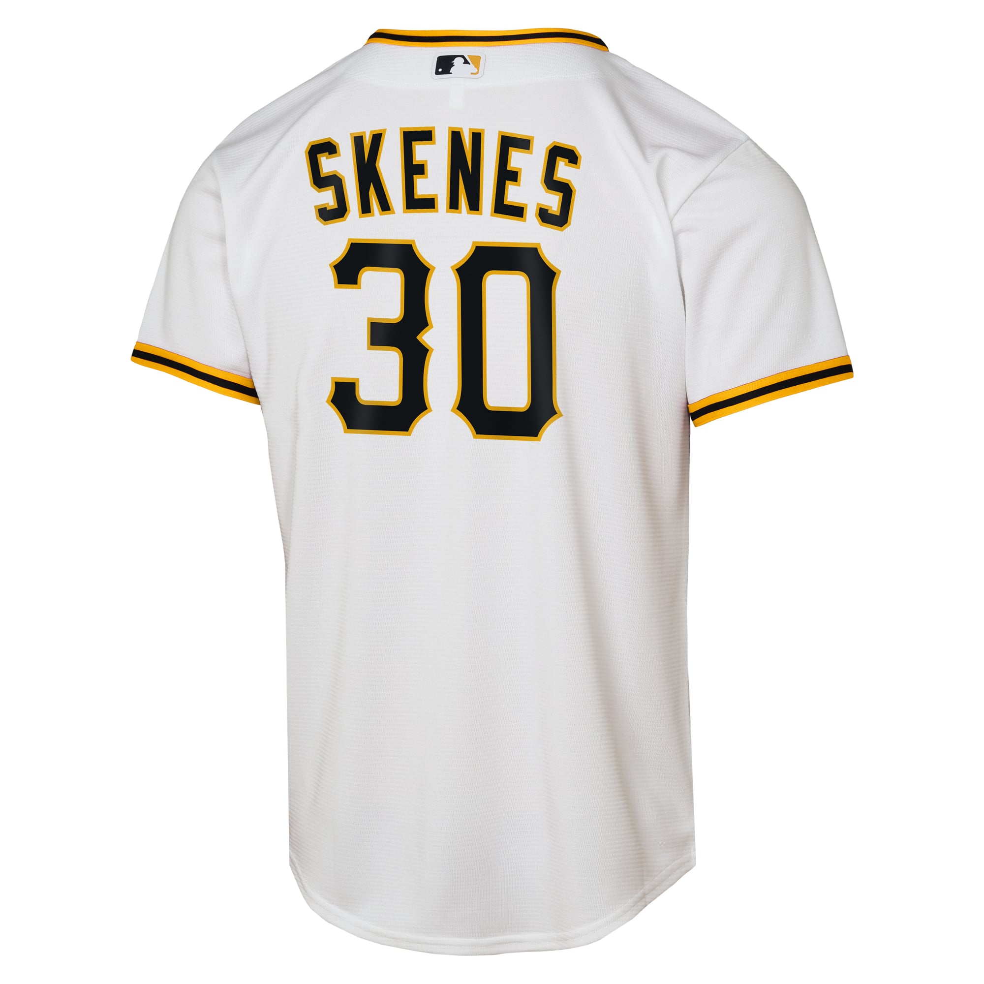 Maillot réplique domicile Nike Paul Skenes blanc des Pirates de Pittsburgh pour jeunes