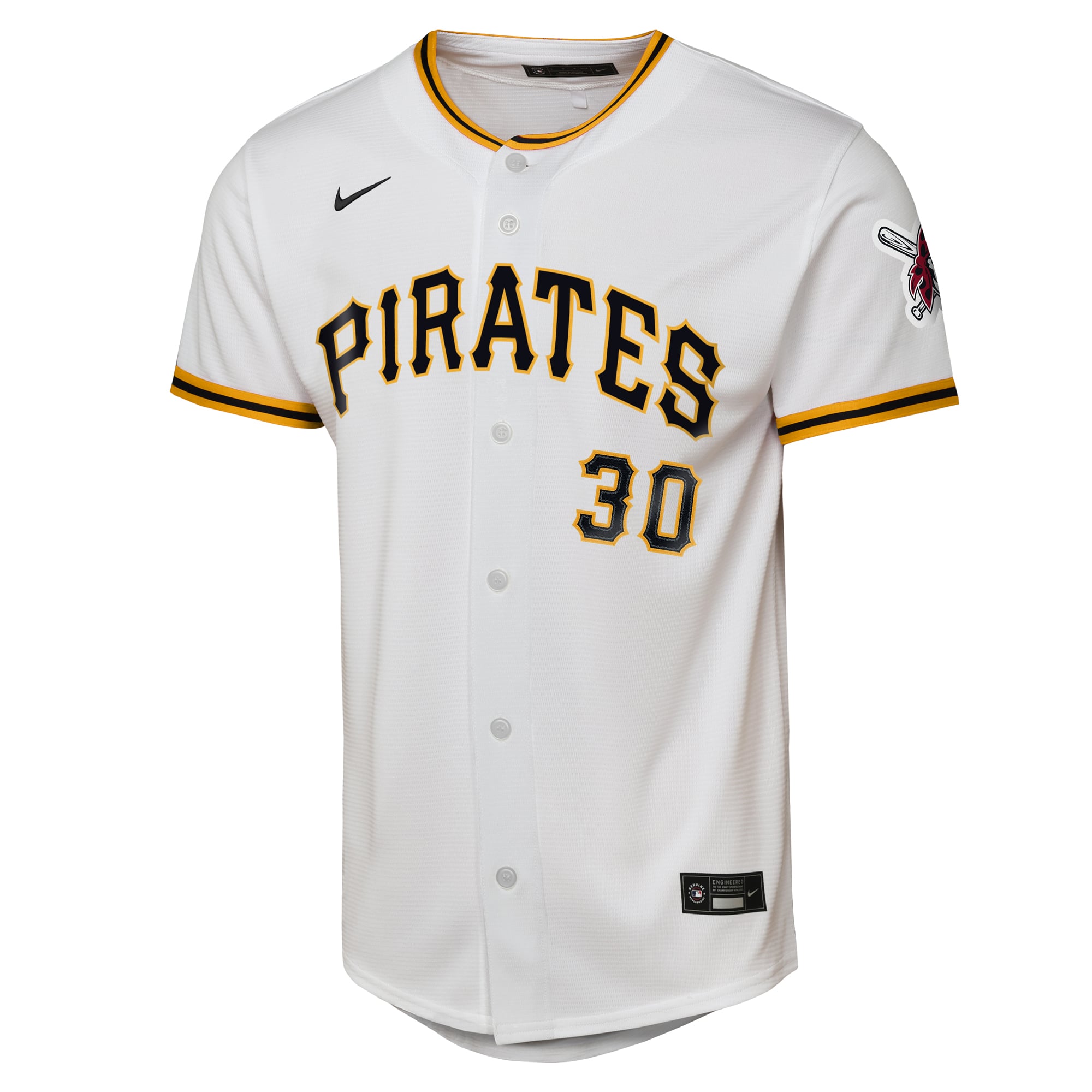 Maillot domicile Nike Paul Skenes blanc des Pirates de Pittsburgh pour jeunes