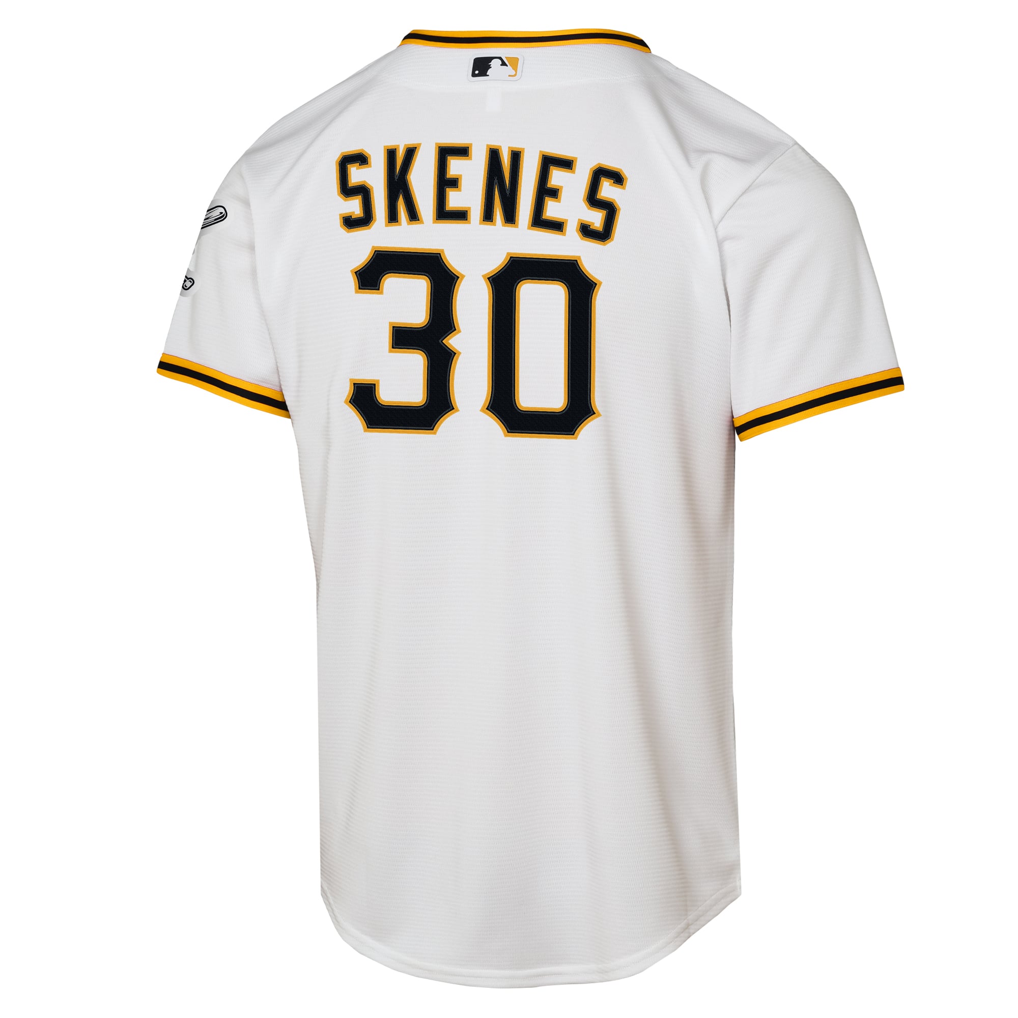 Maillot domicile Nike Paul Skenes blanc des Pirates de Pittsburgh pour jeunes