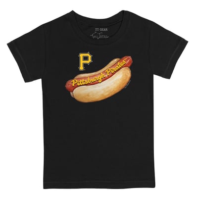 Pittsburgh Pirates Tiny Turnip Youth Hot Dog T-Shirt - Black
