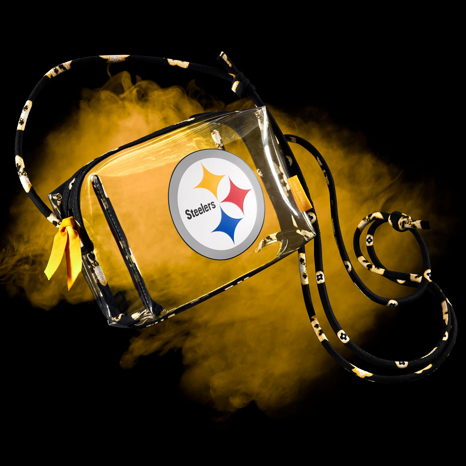 Pittsburgh Steelers Vera Bradley Clear Crossbody