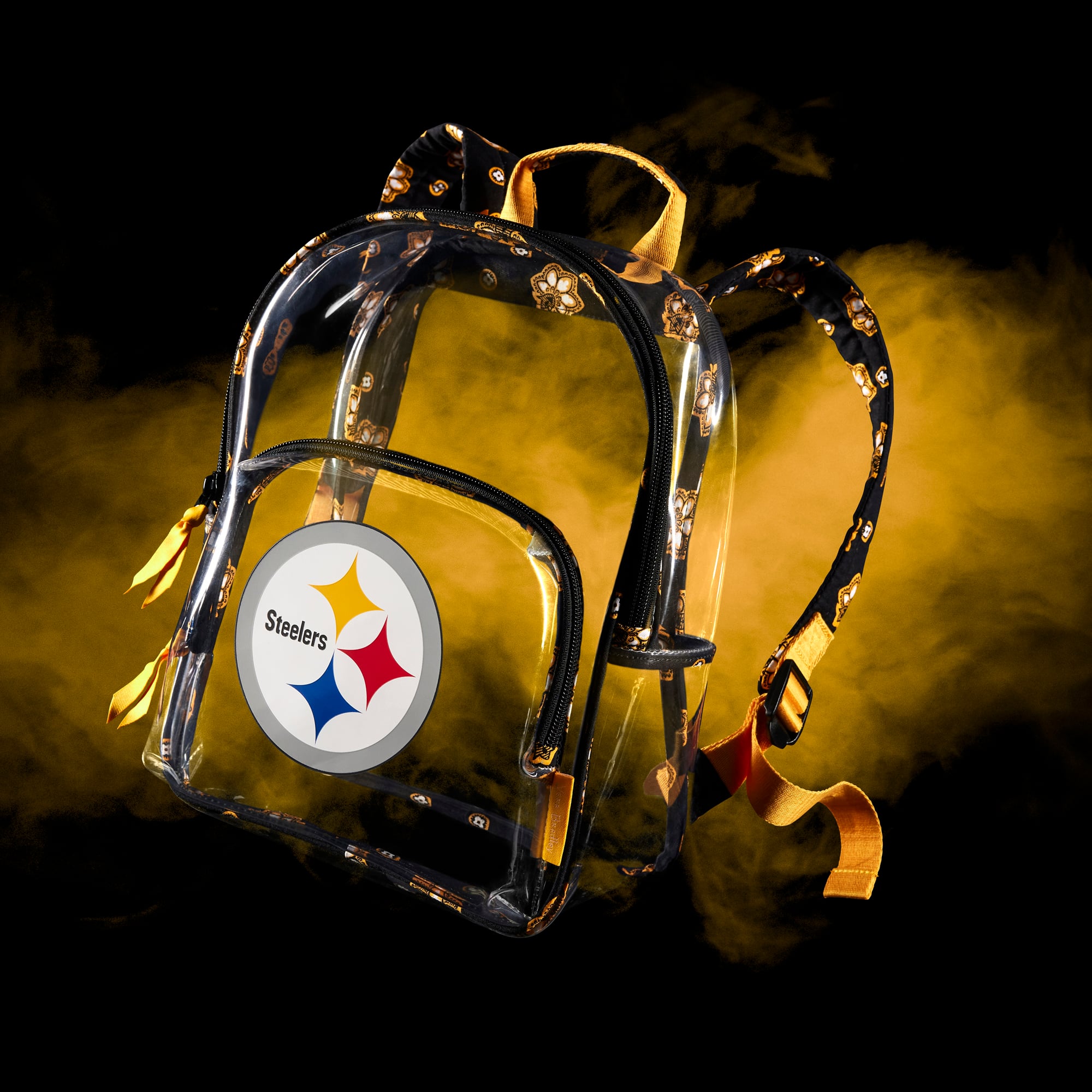 Pittsburgh Steelers Vera Bradley Clear Small Backpack