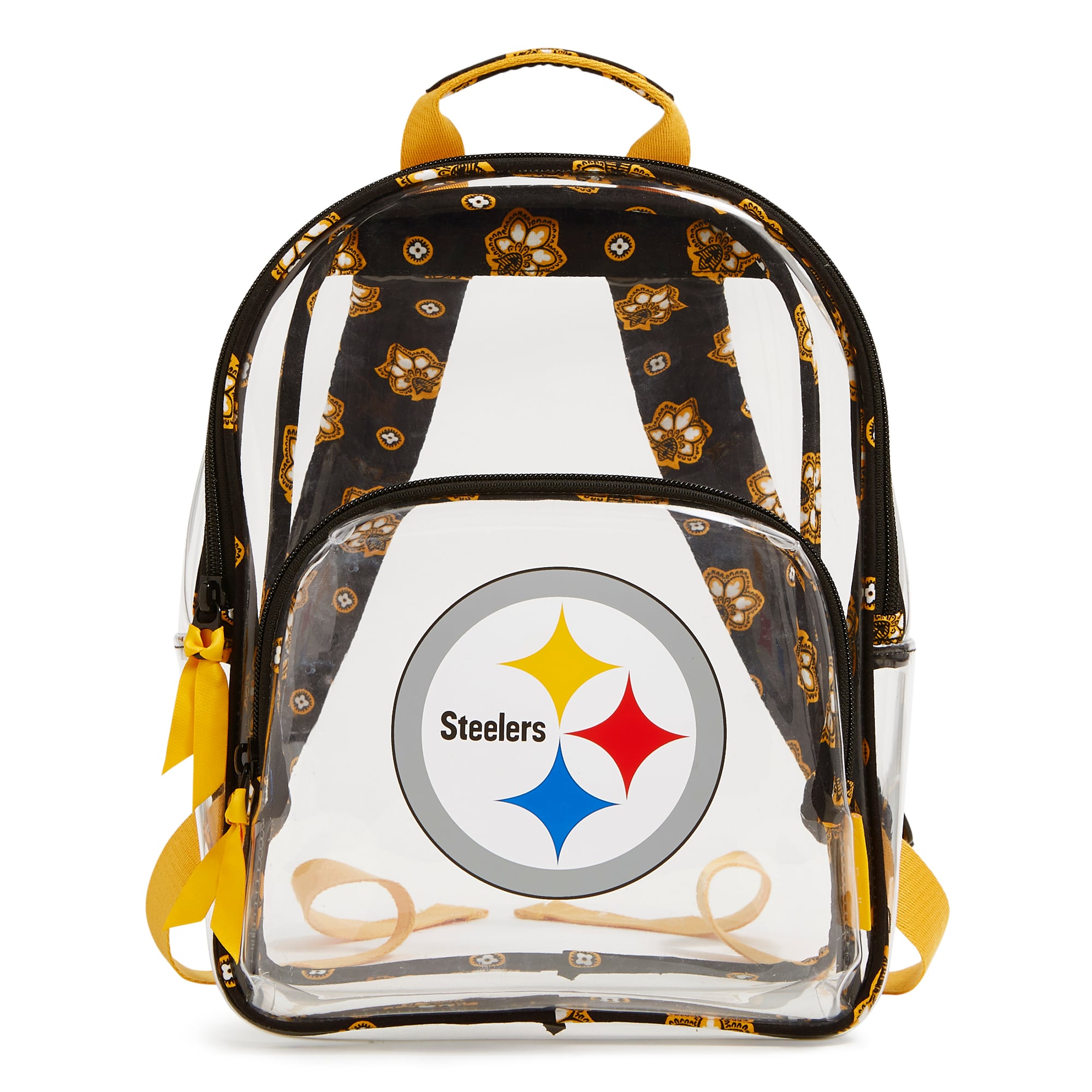 Pittsburgh Steelers Vera Bradley Clear Small Backpack