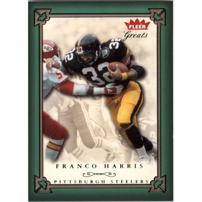 2004 Greats of the Game Green/Red #43 Franco Harris