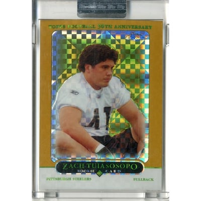 2005 Topps Chrome Gold Xfractors #245 Zach Tuiasosopo