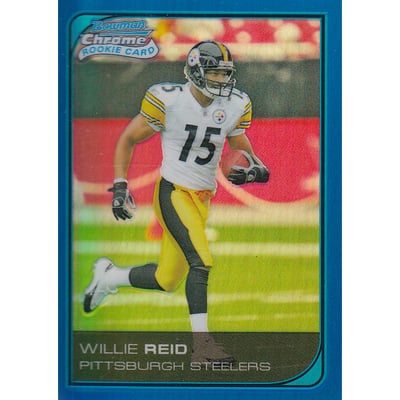 2006 Bowman Chrome Blue Refractors #258 Willie Reid