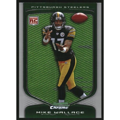 2009 Bowman Chrome Rookies Silver #143 Mike Wallace