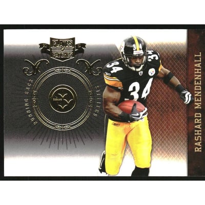 2010 Panini Plates and Patches Gold #78 Rashard Mendenhall