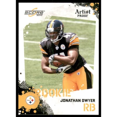 2010 Score Artist's Proof #363 Jonathan Dwyer