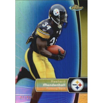 2012 Finest Blue Refractors #13 Rashard Mendenhall