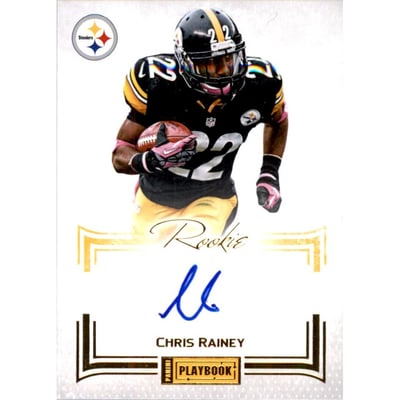 2012 Panini Playbook Gold #94 Chris Rainey AU