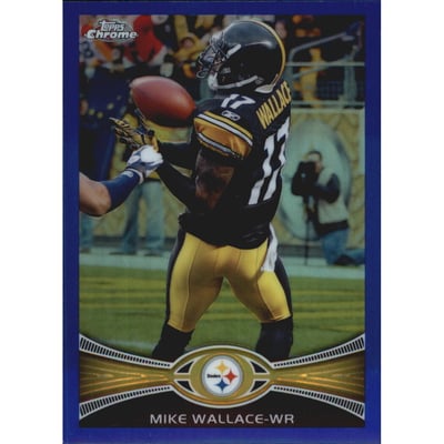 2012 Topps Chrome Blue Refractors #170 Mike Wallace