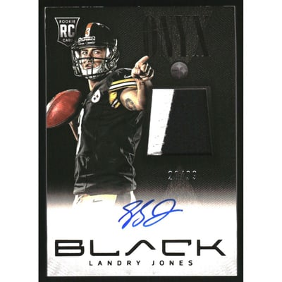 2013 Panini Black Onyx Rookie Materials Prime Signatures #20 Landry Jones