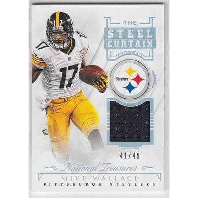 2015 Panini National Treasures Steel Curtain Memorabilia #SCMW Markus Wheaton/99
