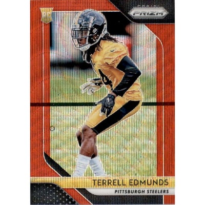 2018 Panini Prizm Prizms Red Wave #252 Terrell Edmunds