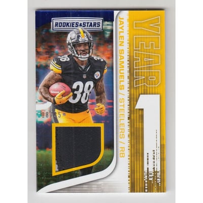 2018 Rookies and Stars Year One Jerseys Prime #38 Jaylen Samuels