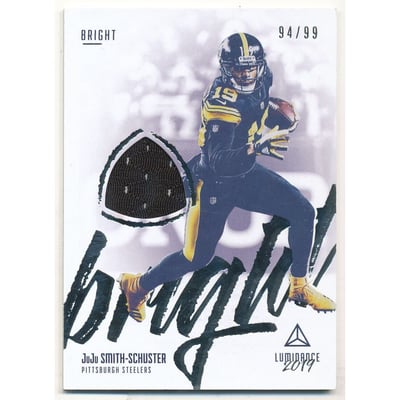 2019 Panini Luminance Bright Beginnings Materials #10 JuJu Smith-Schuster