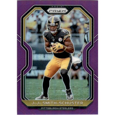 2020 Panini Prizm Prizms Purple #66 JuJu Smith-Schuster