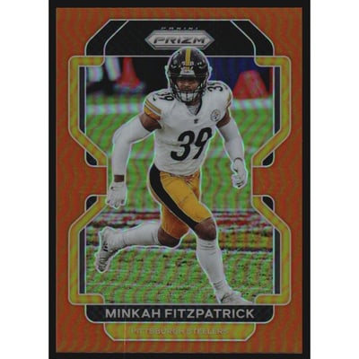 2021 Panini Prizm Prizms Orange #256 Minkah Fitzpatrick