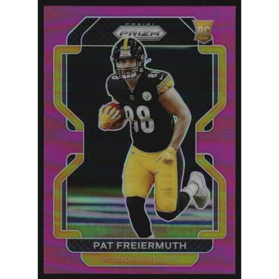 2021 Panini Prizm Prizms Pink #362 Pat Freiermuth