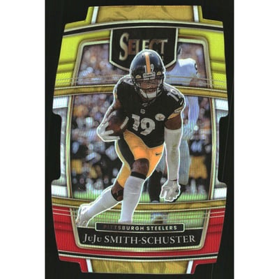 2021 Select Prizm Red and Yellow Die Cut #29 JuJu Smith-Schuster