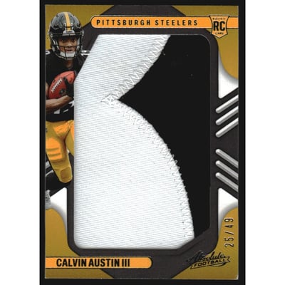 2022 Absolute Jumbo Jersey Number #35 Calvin Austin III