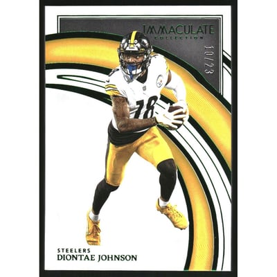2022 Immaculate Collection Emerald #93 Diontae Johnson