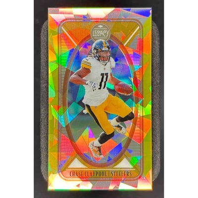 2022 Panini Legacy Premium Mini Yellow Diamond #82 Chase Claypool /10