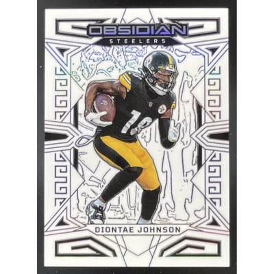 2023 Panini Obsidian Electric Etch Contra #82 Diontae Johnson