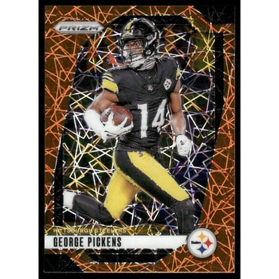 2024 Panini Prizm Prizms Lazer #243 George Pickens