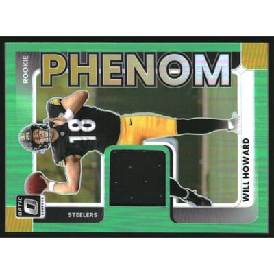 2025 Donruss Optic Rookie Phenoms Neon Green #7 Will Howard
