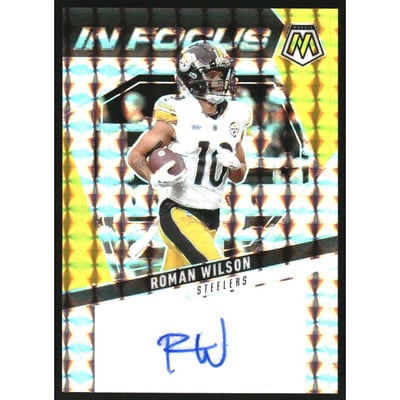 2025 Panini Mosaic In Focus Signatures #28 Roman Wilson