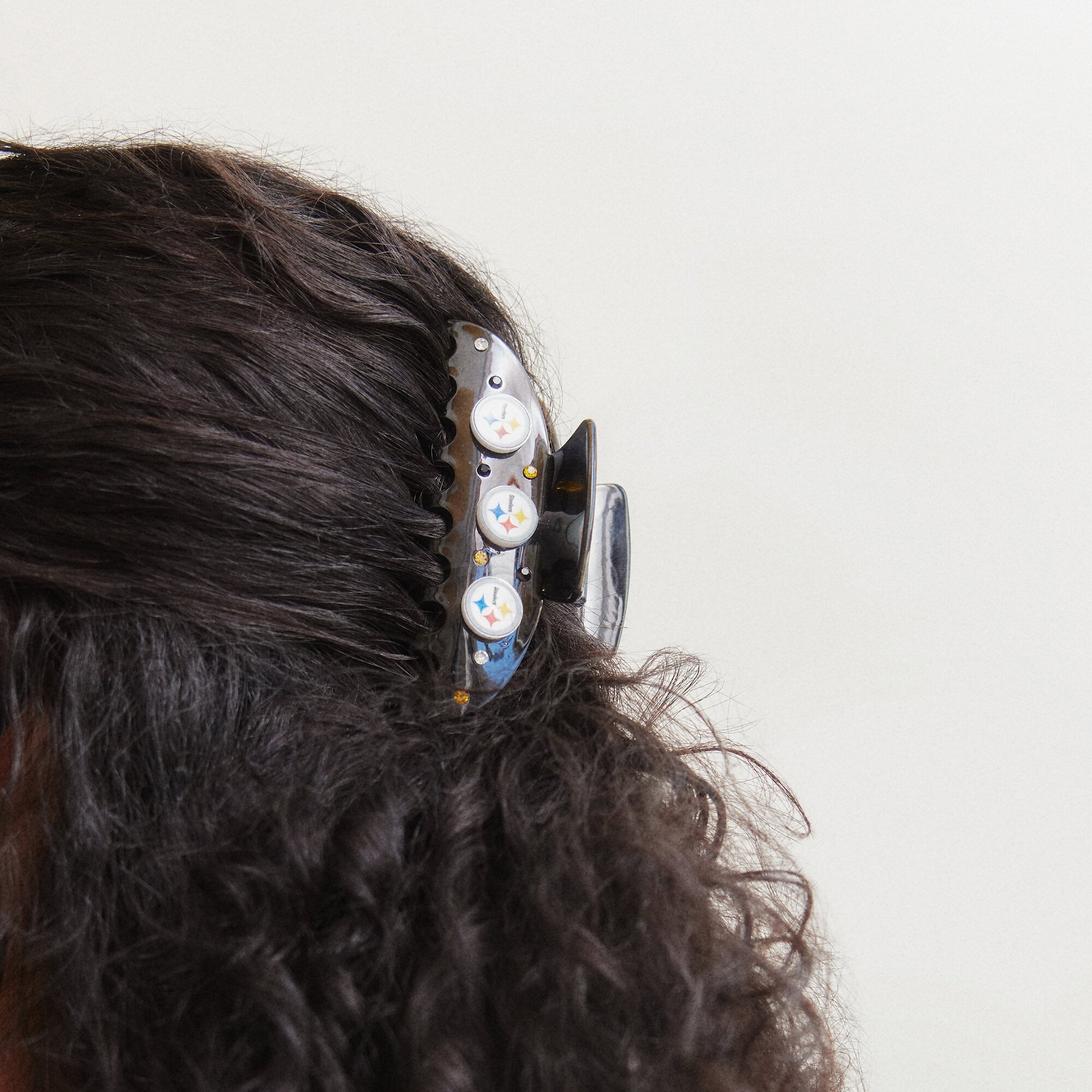 BaubleBar Pittsburgh Steelers Stacked Hair Claw Clip