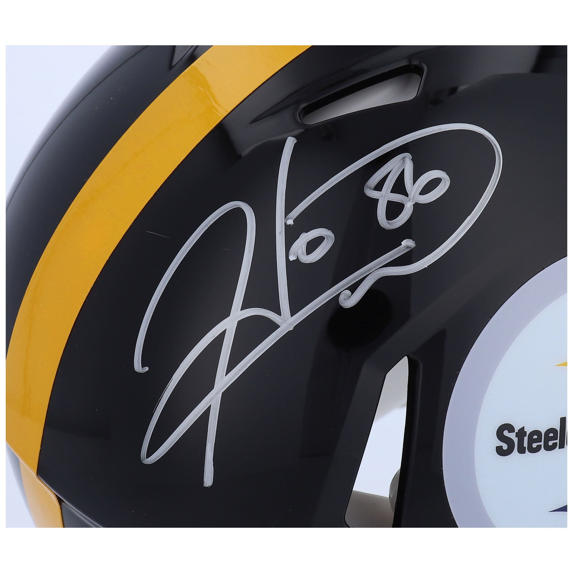 Ben Roethlisberger & Hines Ward Pittsburgh Steelers Autographed Riddell Speed Authentic Helmet