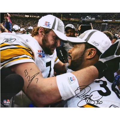 Ben Roethlisberger & Jerome Bettis Pittsburgh Steelers Fanatics Authentic Autographed 16" x 20" Super Bowl XL Champions Photograph