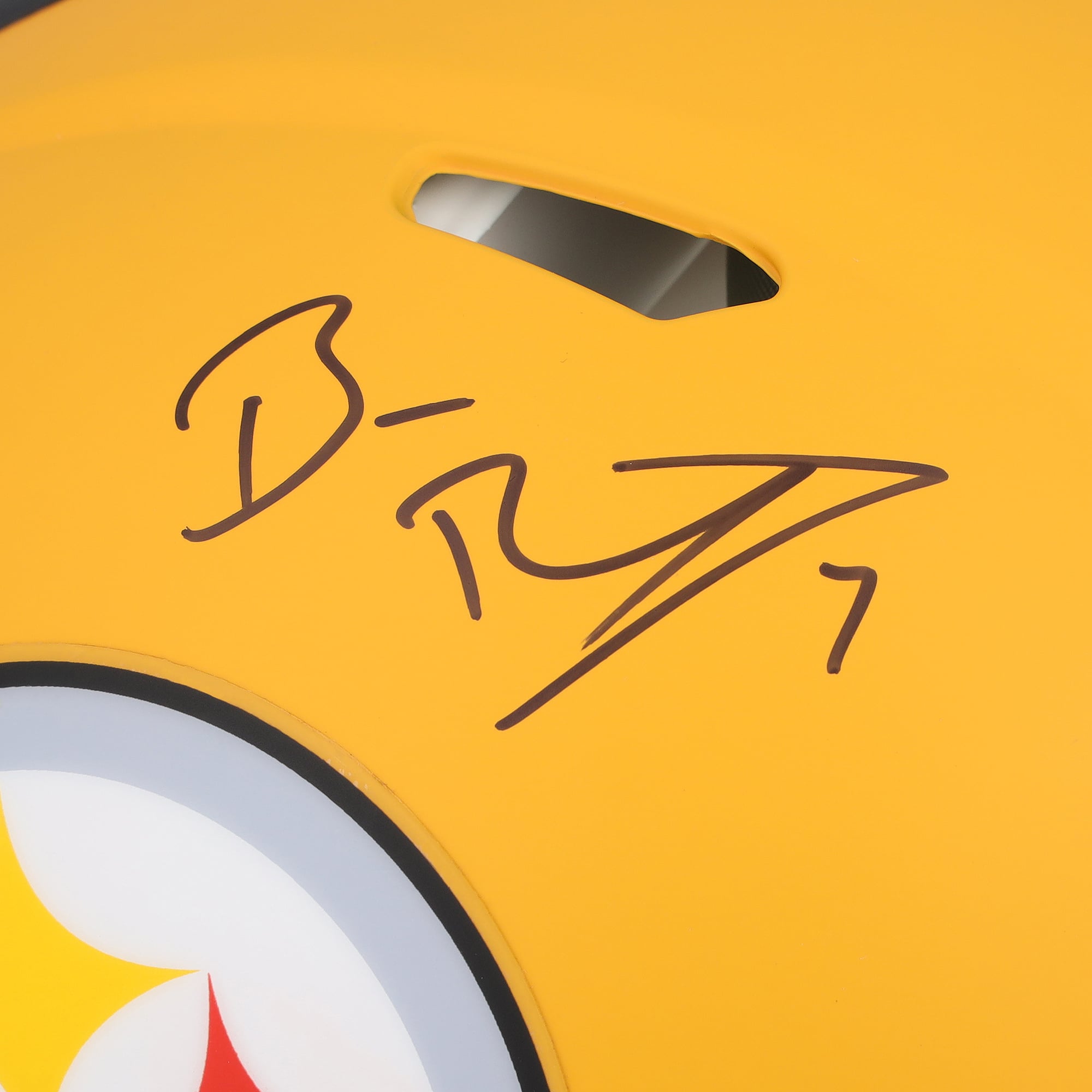 Casque Riddell Alternate Speed ​​Authentic autographié par Ben Roethlisberger des Steelers de Pittsburgh