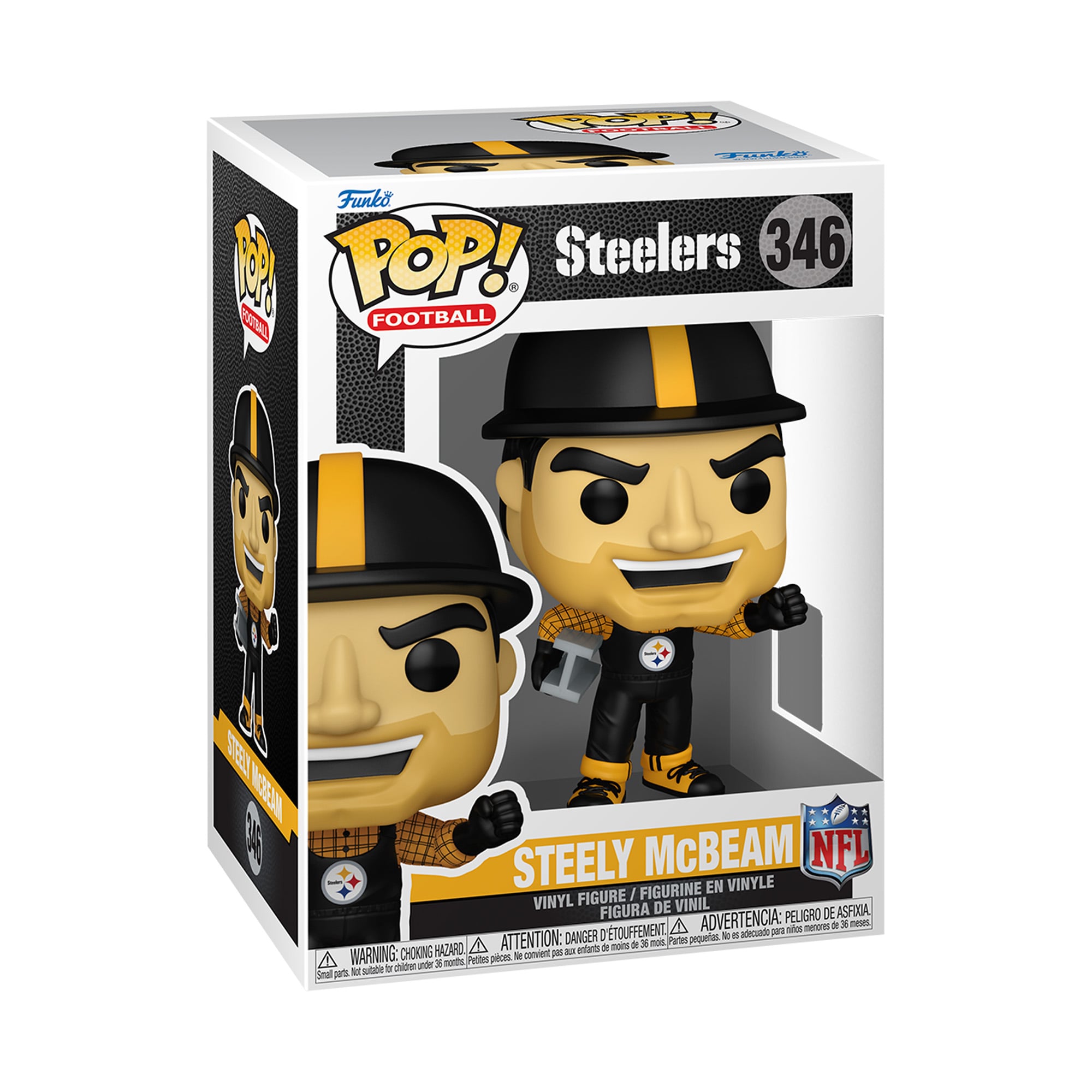 Figurine Funko POP! Steely McBeam des Steelers de Pittsburgh