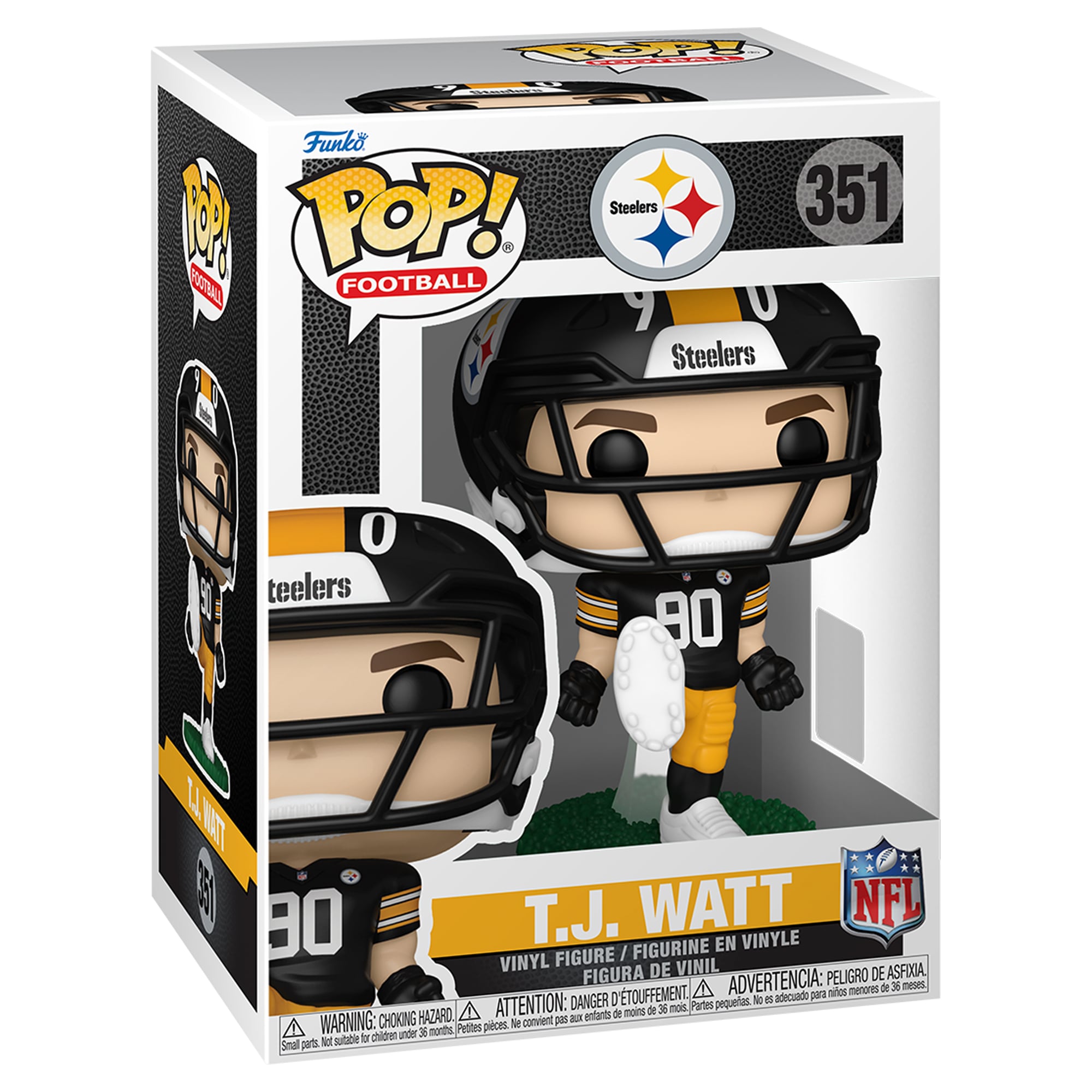 Figurine Funko Pop! T.J. Watt des Steelers de Pittsburgh