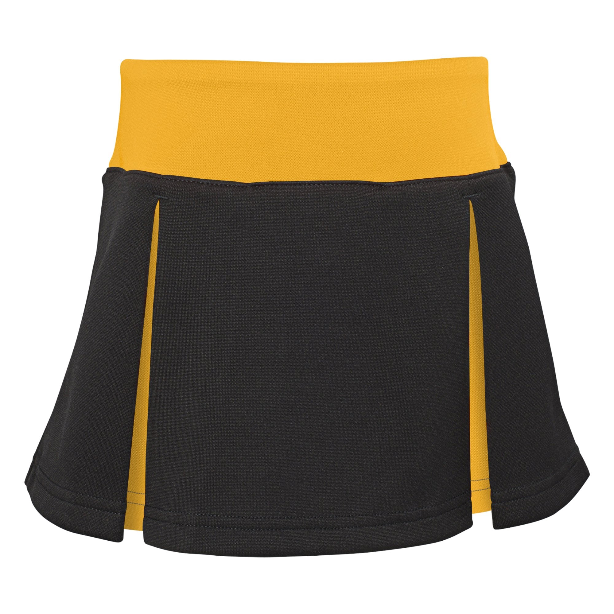 Girls Preschool Black Pittsburgh Steelers Spirit Cheerleader Two-Piece Set with Bloomers