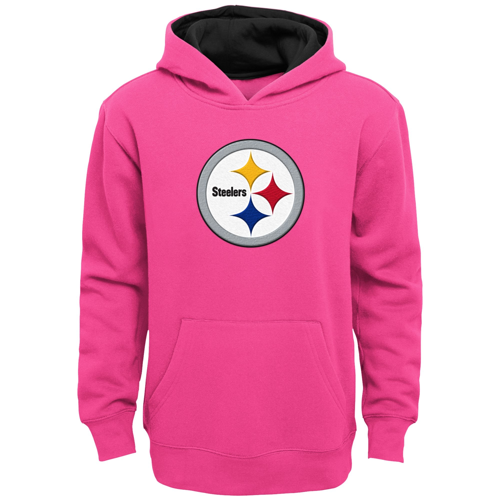 Girls Youth Pink Pittsburgh Steelers Prime Hoodie