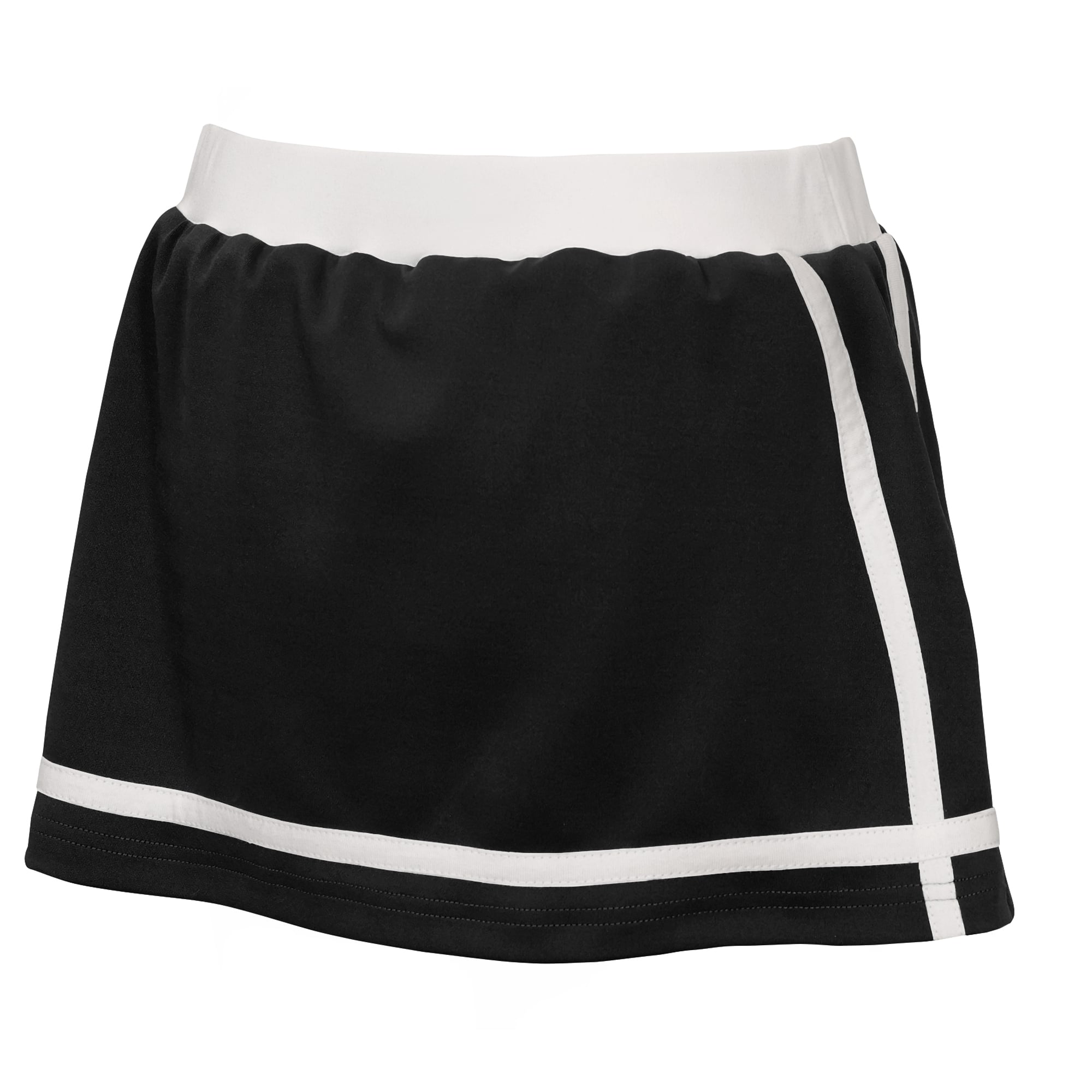 Jupe-short rayée noire des équipes spéciales Steelers de Pittsburgh, par Erin Andrews, pour jeunes filles.