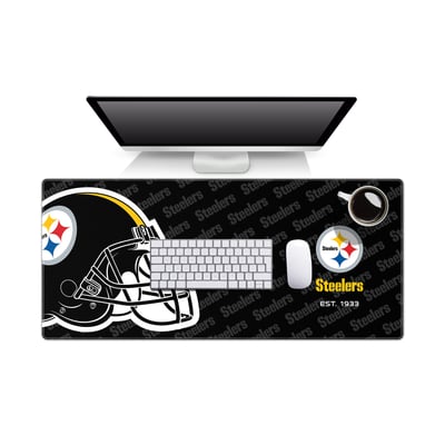 Pittsburgh Steelers IDNA 15.7" x 35.4" Logo Series Desk Pad