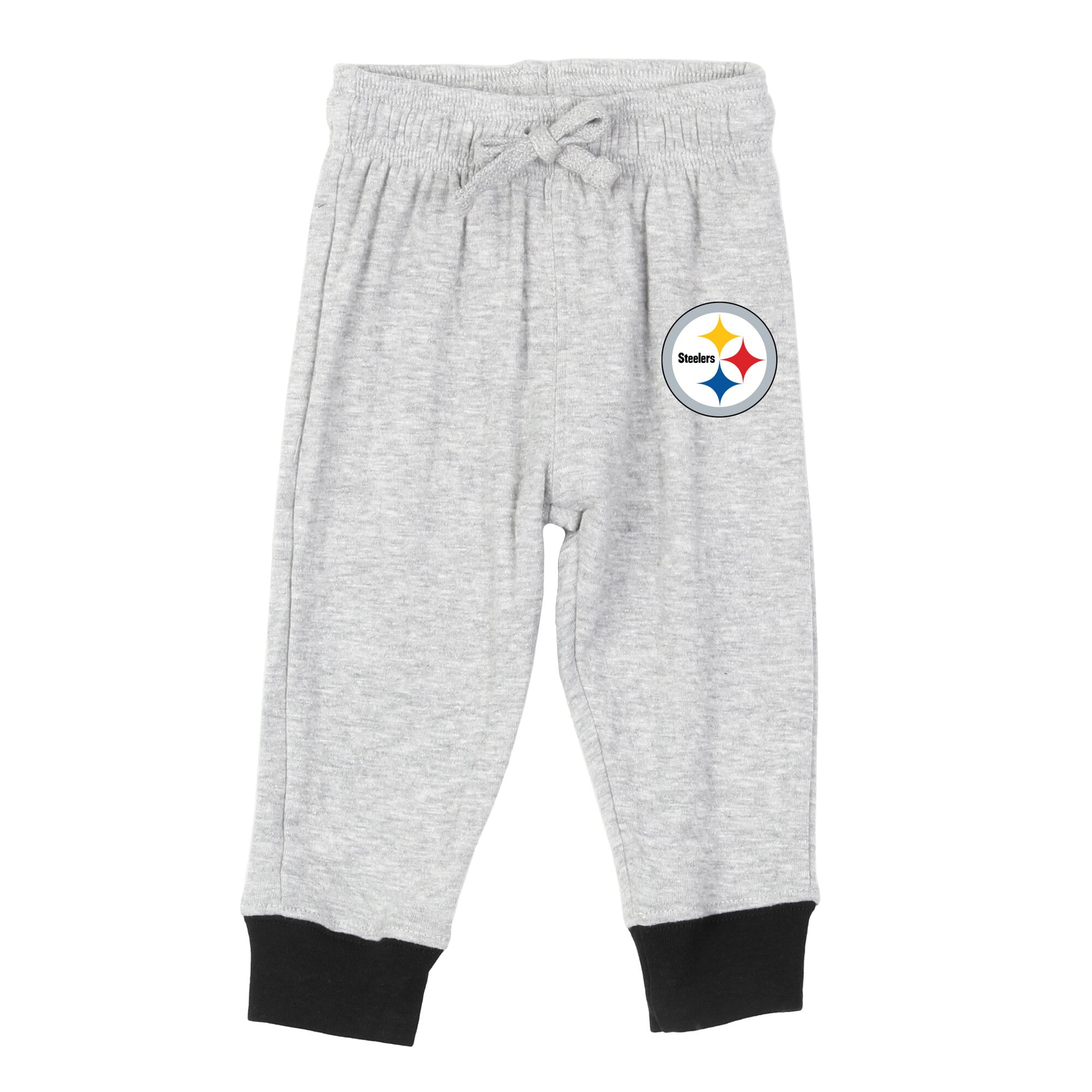 Ensemble body à manches longues et pantalon pour bébé Wes & Willy Heather Gray Pittsburgh Steelers Jie Hopper