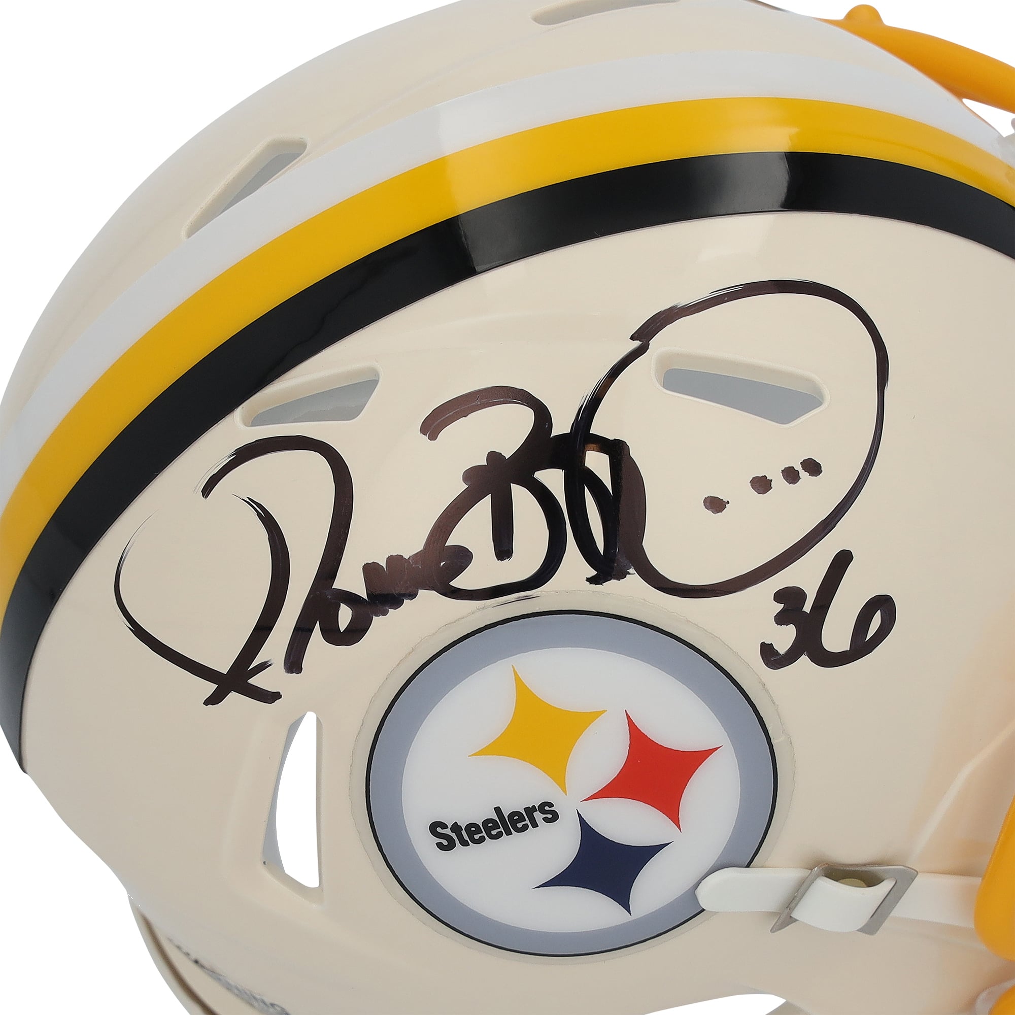 Jerome Bettis Pittsburgh Steelers Autographed Riddell Retro Speed Mini Helmet