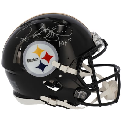Jerome Bettis Pittsburgh Steelers Fanatics Authentic Autographed Riddell Speed Authentic Helmet with "HOF 15" Inscription