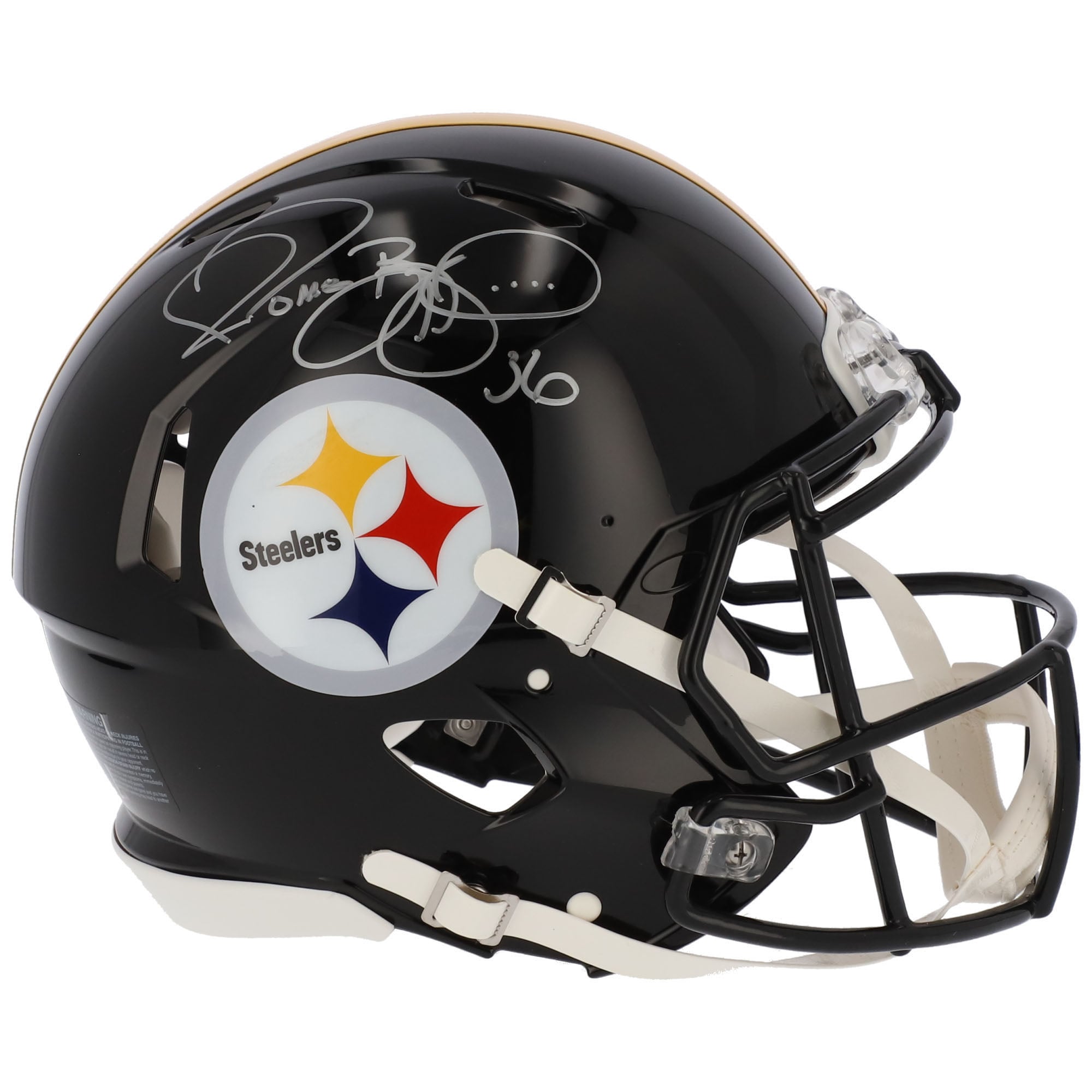 Jerome Bettis Pittsburgh Steelers Autographed Riddell Speed Authentic Helmet