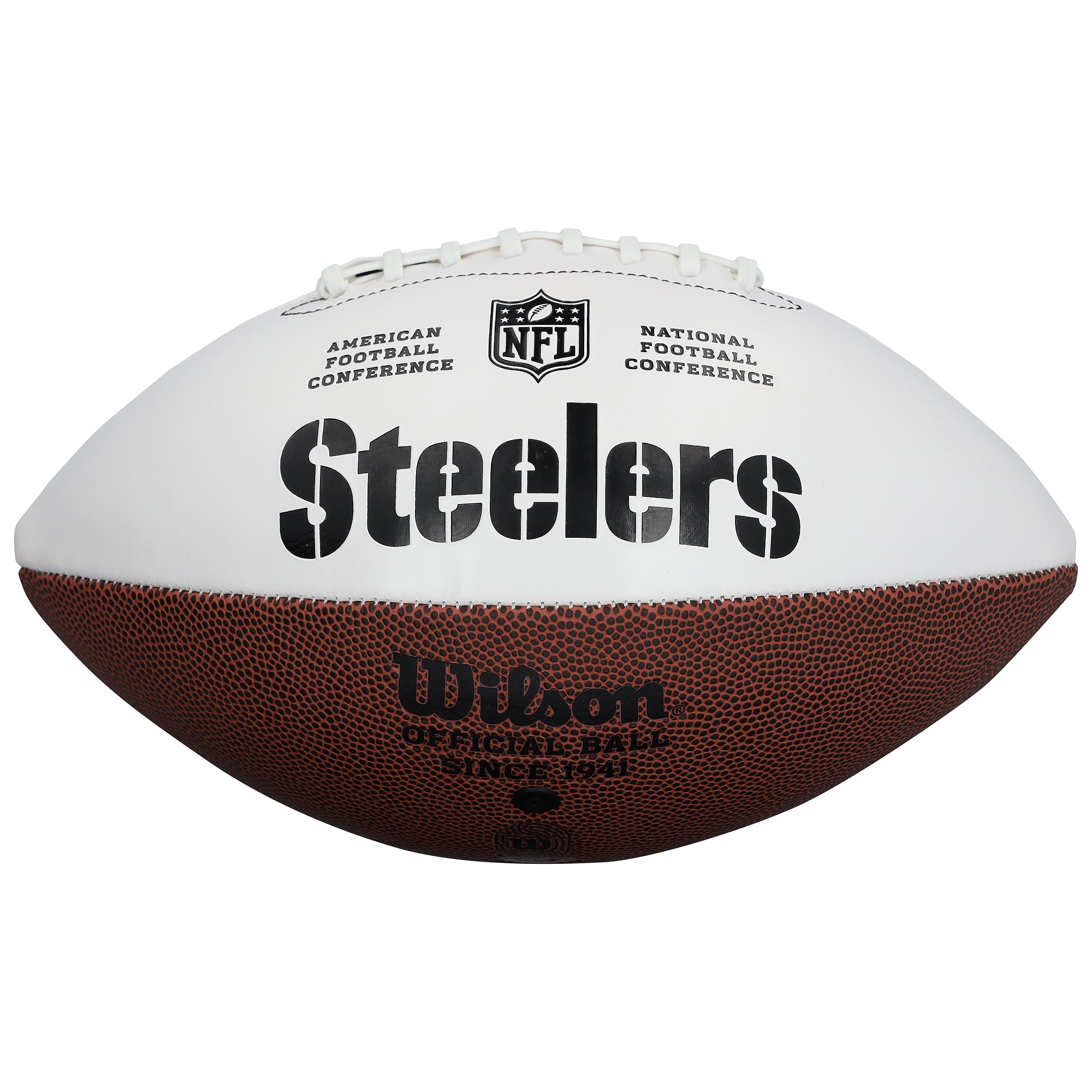 Jerome Bettis Pittsburgh Steelers Autographed Wilson White Panel Football