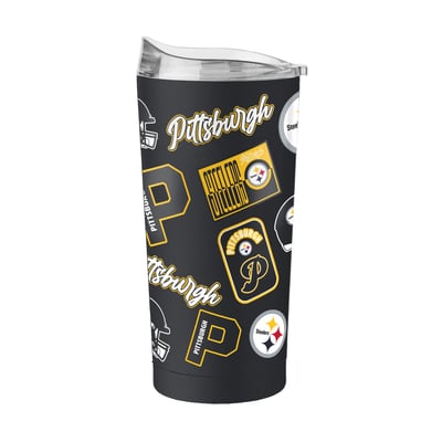  Pittsburgh Steelers Logo Brands 20oz. Dreamweave Powder Coat Tumbler