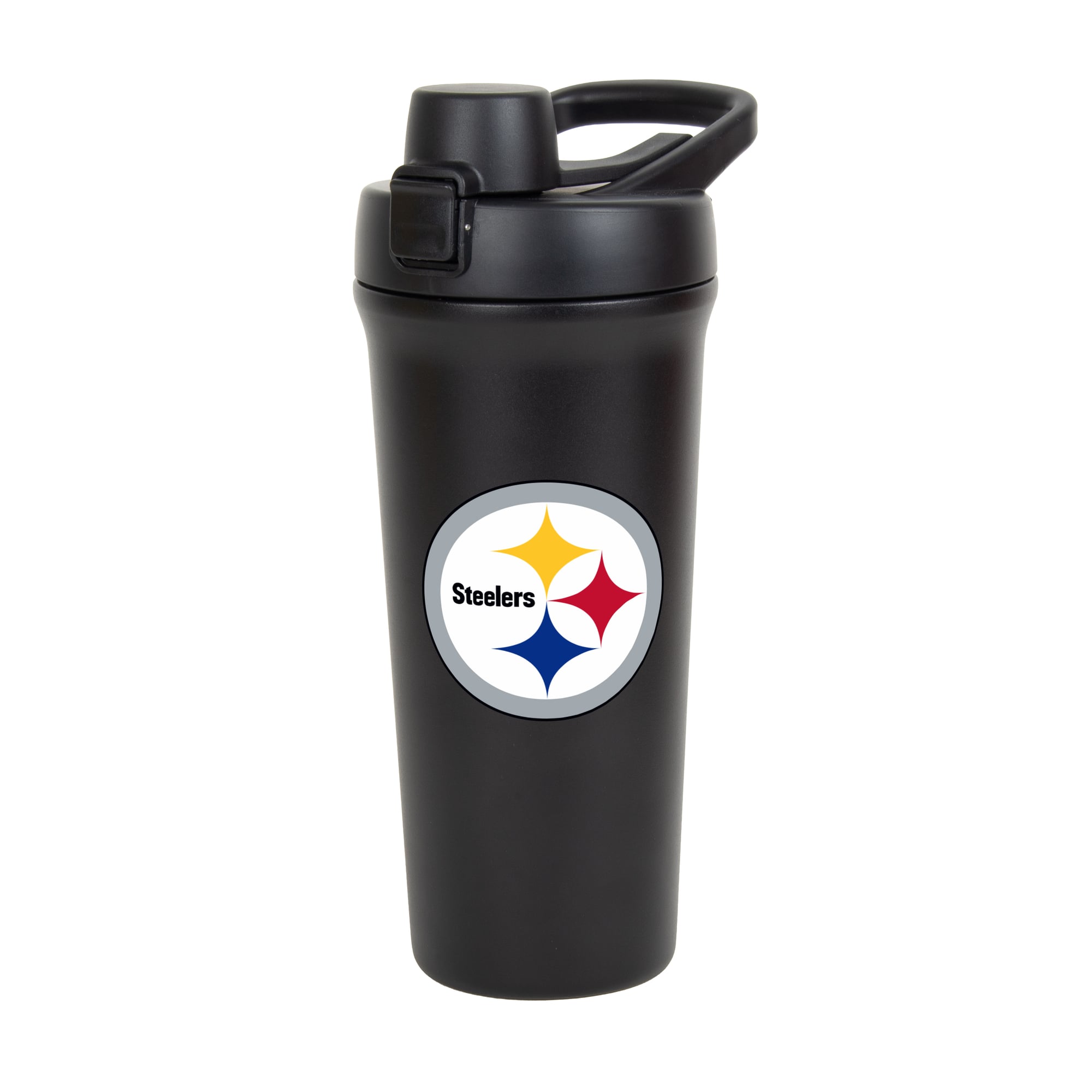 Bouteille shaker Flipside 77 cl (26 oz) Logo Brands Pittsburgh Steelers