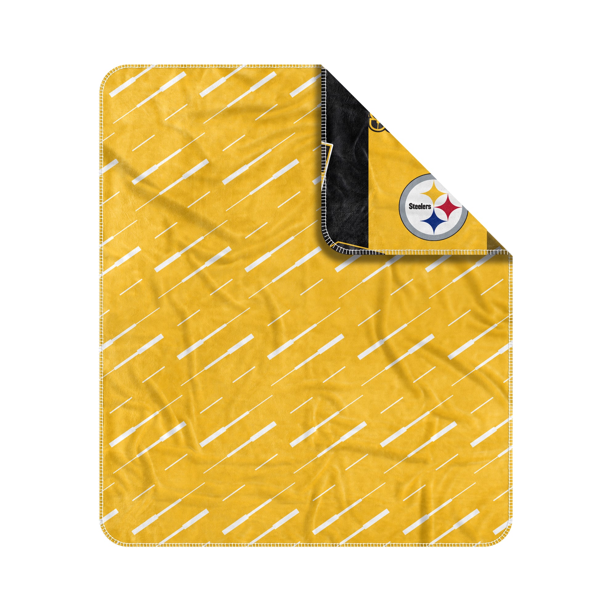 Couverture jetée Dream Weave 50 po x 60 po avec logo Pittsburgh Steelers